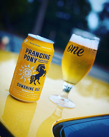 Sunshine Ale - Prancing Pony Brewery